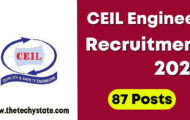 CEIL Recruitment 2022 – Apply E-mail for 87 Vacancies of Engineer Posts