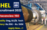 BHEL Recruitment 2022 – Apply Online for 150 Vacancies of Executive Trainee Posts