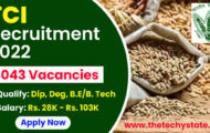 FCI Recruitment 2022 – Apply Online for 5043 Vacancies of Category-III Posts