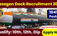 Mazagon Dock Recruitment 2022 – Apply Online for 1041 Vacancies of Non-Executives Posts