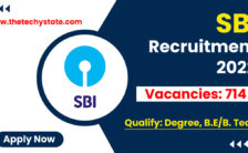 SBI Recruitment 2022 – Apply Online for 714 Vacancies of Specialist Officer Posts