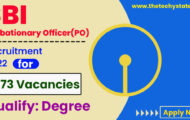 SBI Recruitment 2022 – Apply Online for 1673 Vacancies of PO Posts