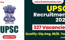 UPSC Recruitment 2022 – Apply Online for 327 Vacancies of ESE Posts