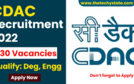 CDAC Recruitment 2022 – Apply Online for 530 Vacancies of Engineer Posts