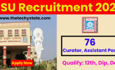 CSU Recruitment 2022 – Apply Online for 76 Curator, Assistant Posts
