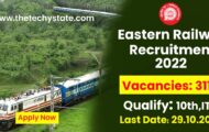 Eastern Railway Recruitment 2022 – Apply Online for 3115 Vacancies of Technician Posts