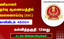 SSC CHSL Recruitment 2023 – Apply Online for 4,500 Vacancies of LDC, DEO Posts